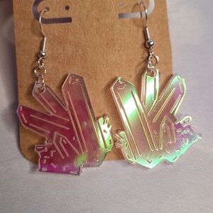 Fable and Frog Acrylic Crystals Earrings